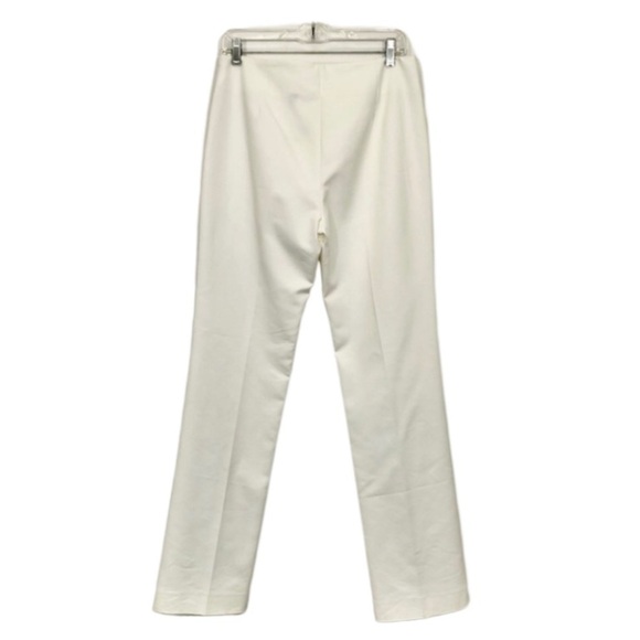 NWT Antonio Melani Greta flared Pants, white, 8, office, classic, minimalist - Picture 2 of 3